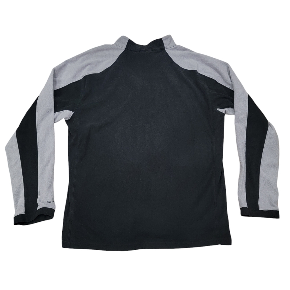 The North Face TKA 100 Fleece 1/4 Zip Pullover Black Gray Lightweight Me… - Picture 3 of 17